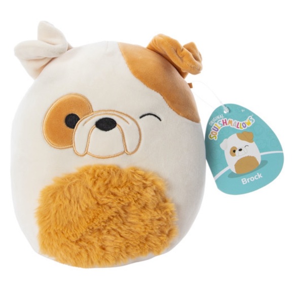 Squishmallows Other Nwt 75 Brock The Bulldog Squishmallow Poshmark
